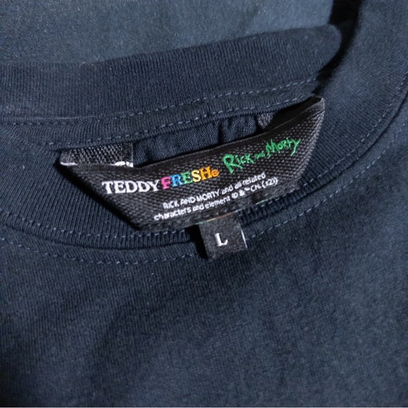 Teddy fresh x Rick and Morty black long sleeve - Picture 3 of 6